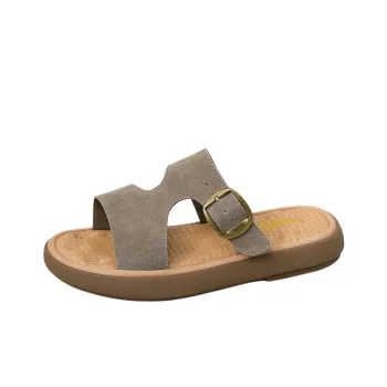SAFIYA Slide Slippers Women's Khaki