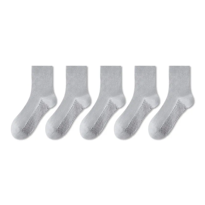 LUOLIAN Mid Calf Socks Men's 5 Pack-6