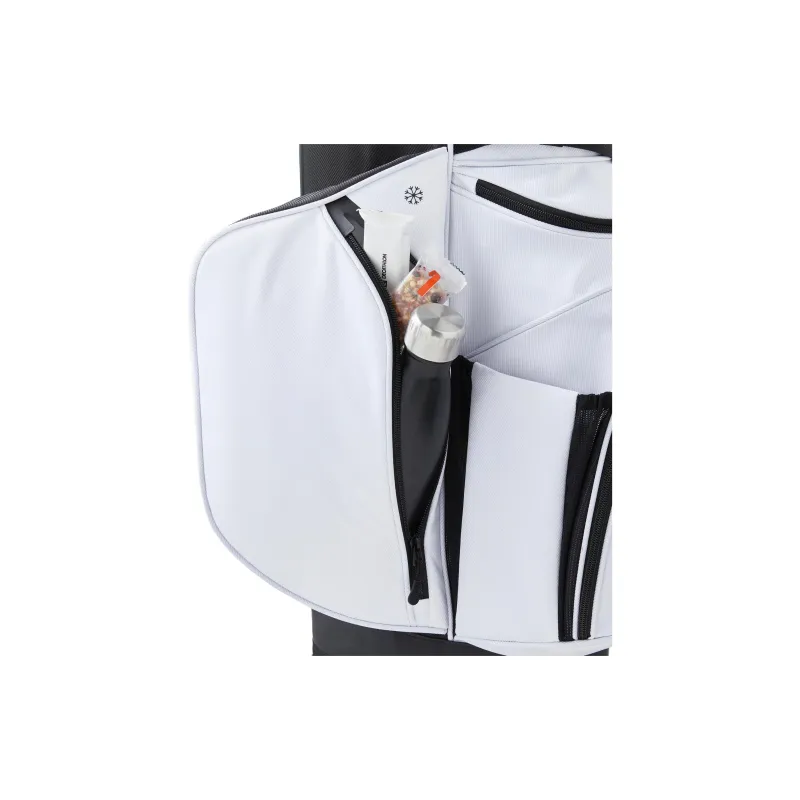 DECATHLON Polyester Golf Lightweight Stand Bag Travel Storage Bag Unisex Snow & Smoky Black-5