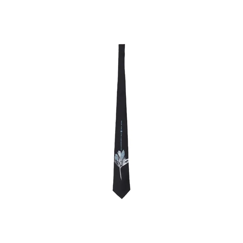 Yohji Yamamoto Silk Ties Men's Black-0