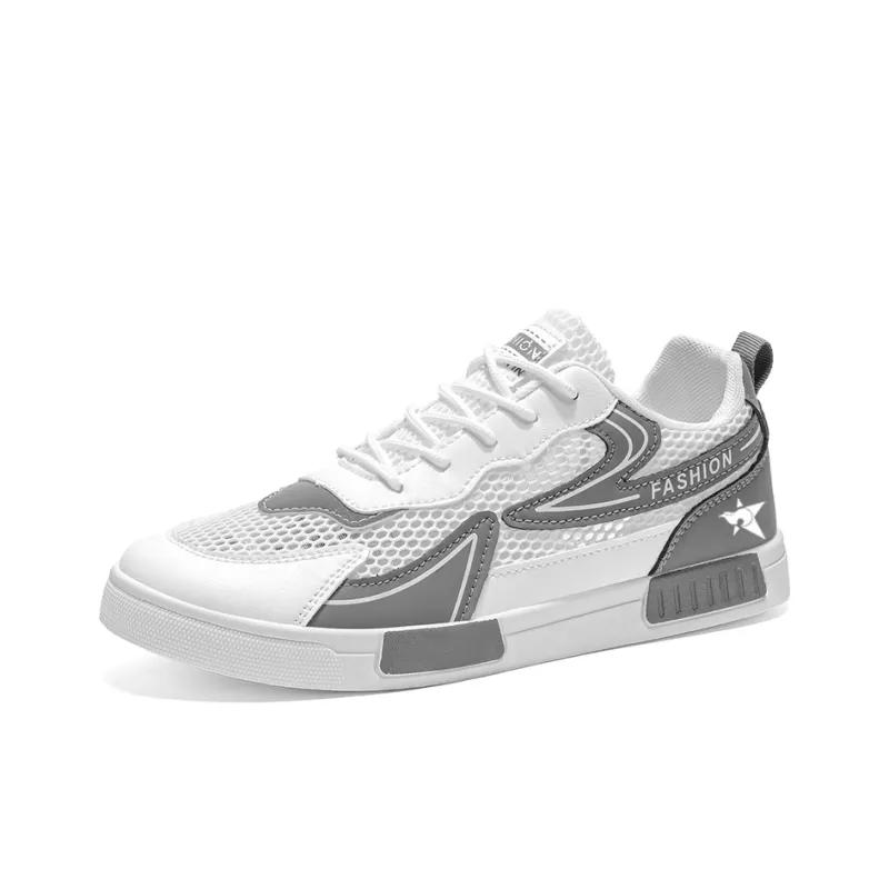 Bookish Star Anti Slip Wear Resistant Low Top Skateboard Shoes Men's-5