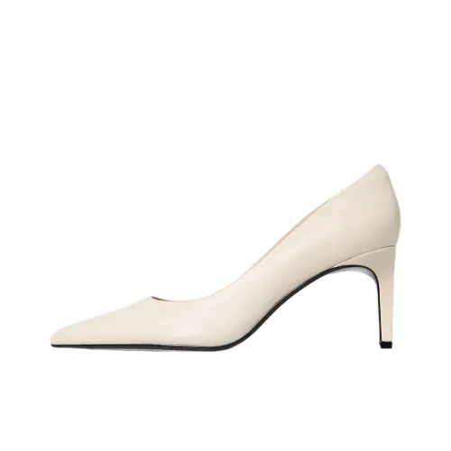 CALVIN KLEIN Slim Heel High Heels 7cm Women's Ivory White