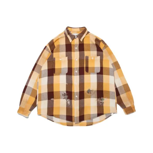 Bowwow SS25 REPAIR AGEING FLANNEL SHIRTS Shirt Unisex