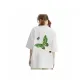 White (Front and Back Green Butterfly)