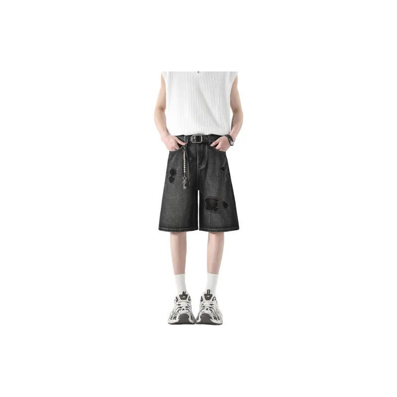 Ang2 Stu Denim Shorts Unisex-6