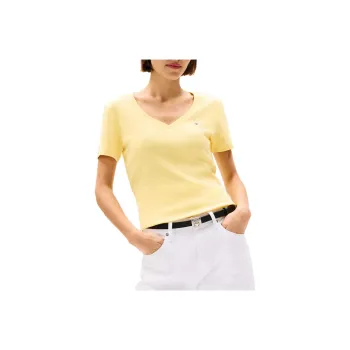 Tommy Hilfiger T Shirts Women's Light Yellow