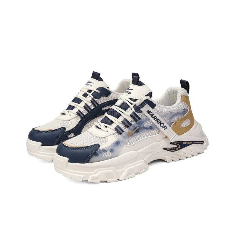 Warrior Breathable Height Increase Low Top Chunky Sneakers Men's-2