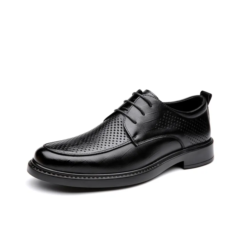 Bindu Dress Shoes Men Low Top Black/Brown-0