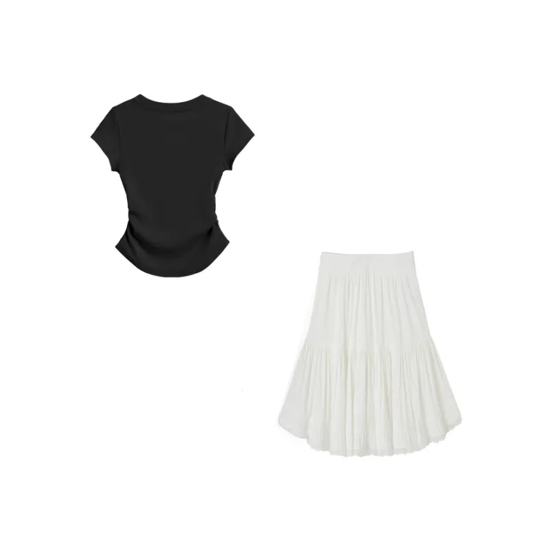 DOSOHEB Two Piece Skirt Sets Women's-1