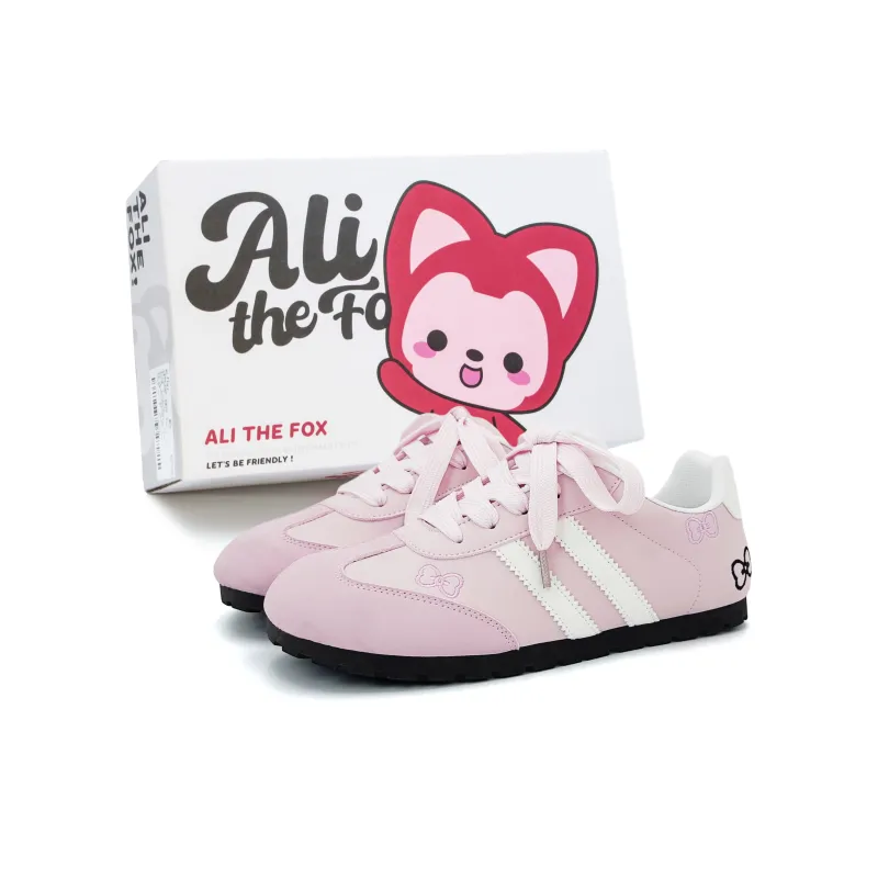 ALI THE FOX Slip Resistant, Abrasion Resistant, Breathable, Moisture Wicking, Lightweight Low Top Casual Shoes Women's-6
