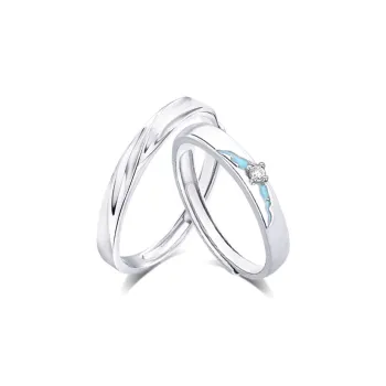 KUMET Sterling Silver Rings Unisex