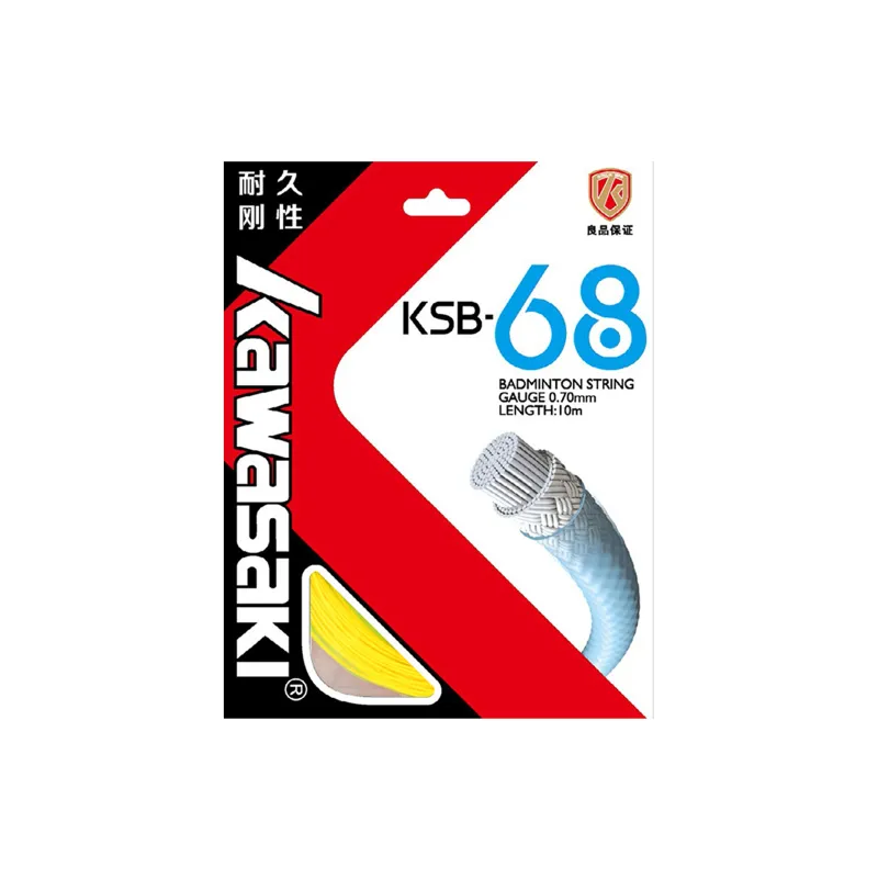 Kawasaki Super Pound Series Stretch Type Badminton Racket Strings Training/Competition Unisex 0.7mm*10m-11