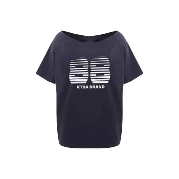 GOSO T Shirts Women's Navy Blue