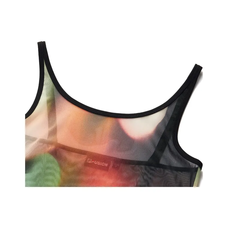 FILA FUSION Filafusion Tank Top Women's Two Piece Set Jet Black-5