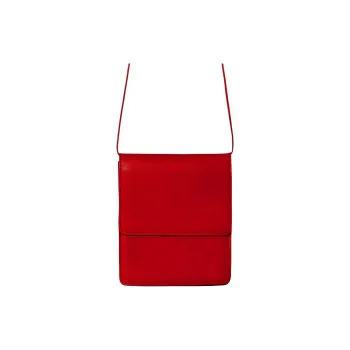 THE ROW Calfskin Shoulder Bag Crossbody Bag Women's Cherry Red