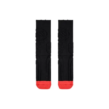 LiNing Knee High Socks Unisex 1 Pack Black/Phoenix Orange