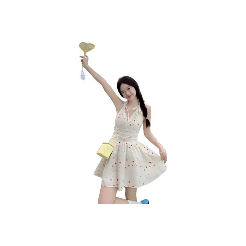 YINLEI Slip Dresses Women's Image Color-0