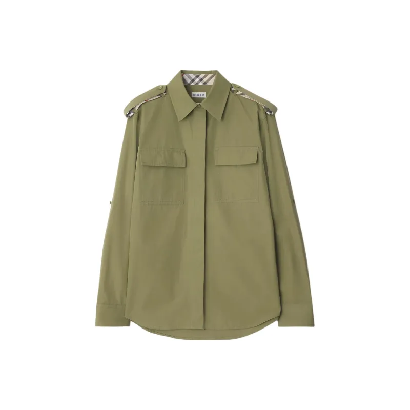 Burberry SS25 Shirt Women's Green-0