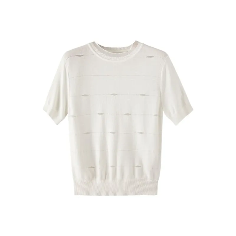 Late White Knitwear Women's Ecru-0