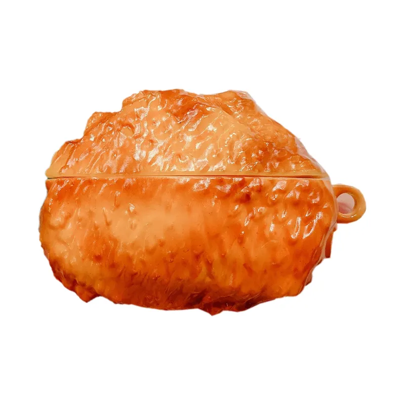 Baohuguang Compatibility Apple AirPods 3/1/2/Pro TPU Minimalist Style Individual Parody Chicken Wings Headphone Cases-2