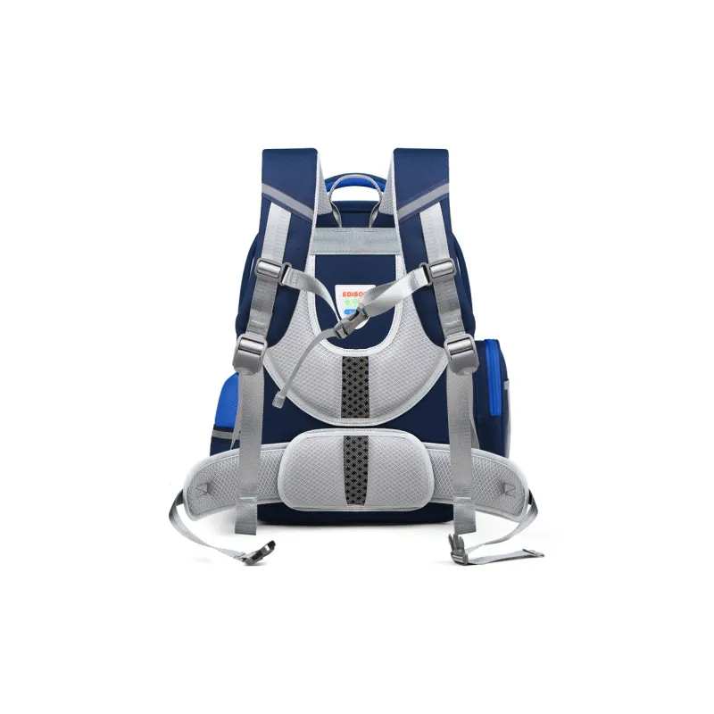 EDISON Repellent Oxford Cloth Backpack Student Backpack Kids' Royal Blue/Sky Blue/Pink/Purple-3
