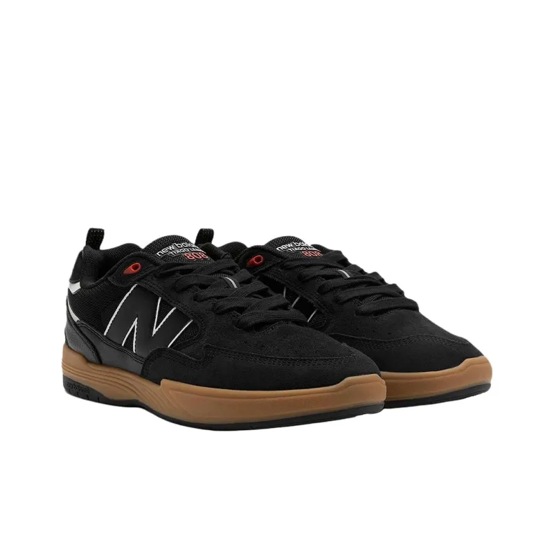 New Balance Numeric Tiago Lemos 808 Anti Slip Wear Resistant Low Top Skateboard Shoes Unisex Black-2