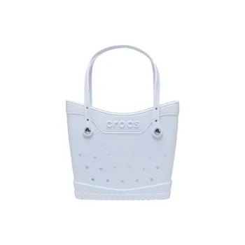 Crocs Portable Tote Bag, Shopping Bag, Handbag Medium Size Women's Light Blue