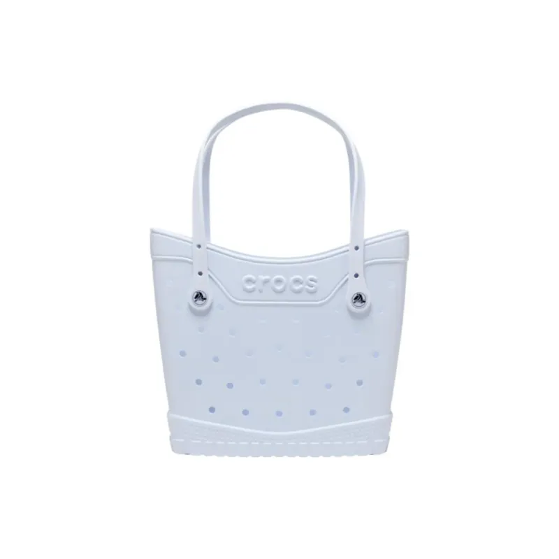Crocs Portable Tote Bag, Shopping Bag, Handbag Medium Size Women's Light Blue-0