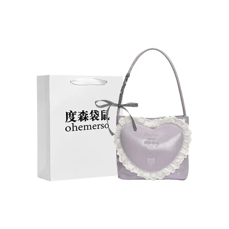 Dusen Kangaroo PU Shoulder Bag Women's Multicolor-15