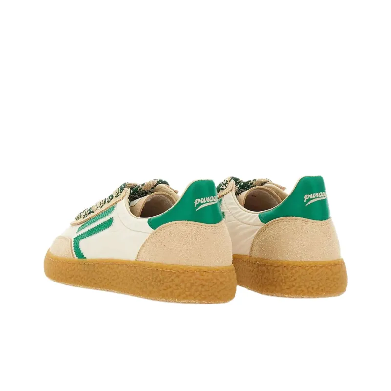 Puraai Panther 6.1 Low Top Skateboard Shoes Women's Green-4