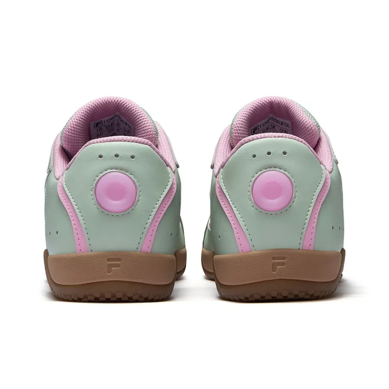 FILA FUSION WING Shoes Low Top Skateboard Shoes Women's Light Green Lilac Pink-3