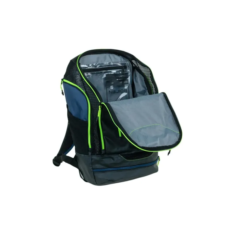 DECATHLON Polyester Backpack Unisex Black & Cyan-4