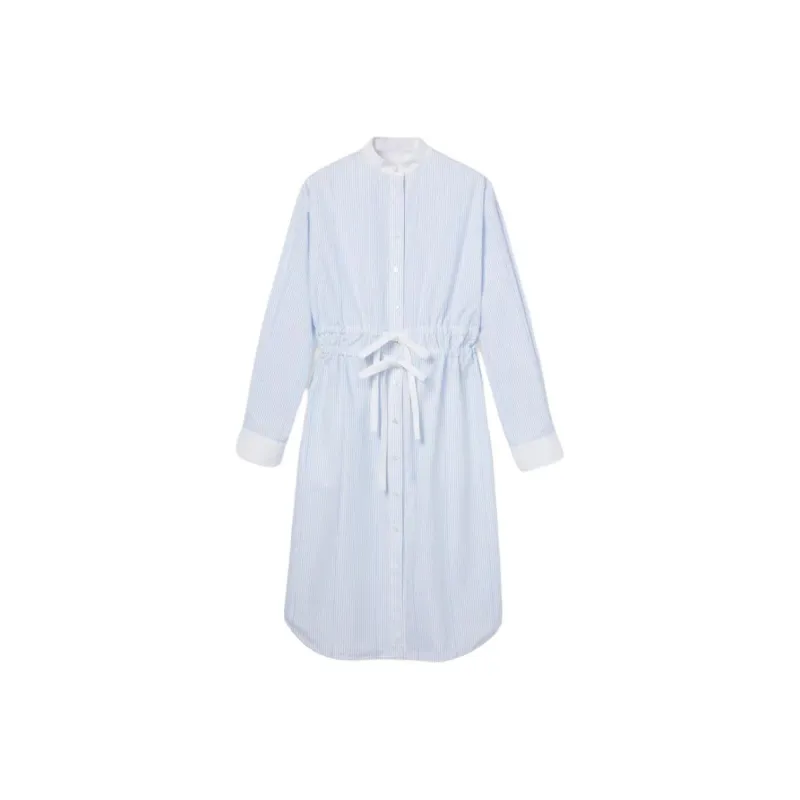 GUCCI FW25 Long Sleeved Dress Women's Light Blue-0