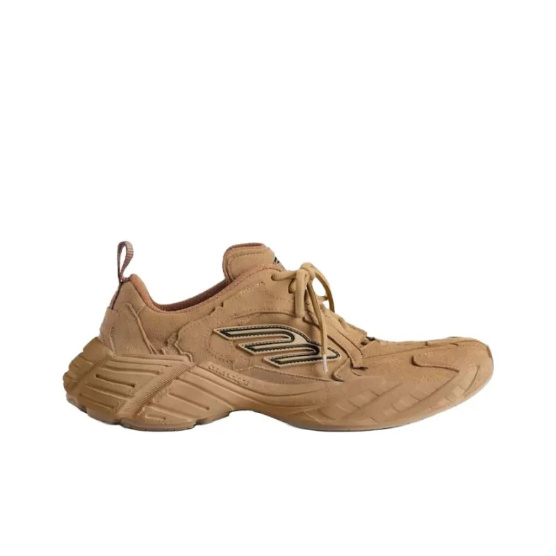Balenciaga Monday Low Top Chunky Sneakers Men's Brown-1