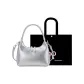 Silver+Shopping Bag