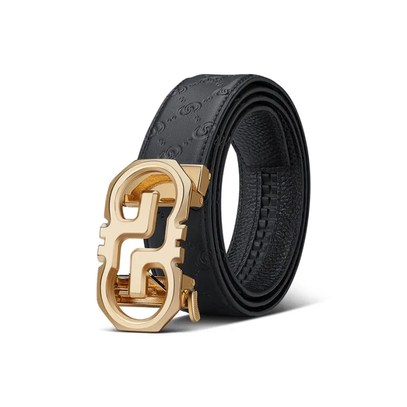 YUZHAOLIN Cow Leather Belts Men's 3.5cm-5