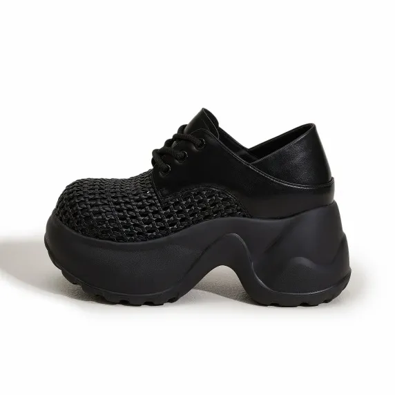 Milan Love Song Shock Absorbers With Abrasion Resistant And Slip Resistant Properties Low Top Chunky Sneakers Women's-7
