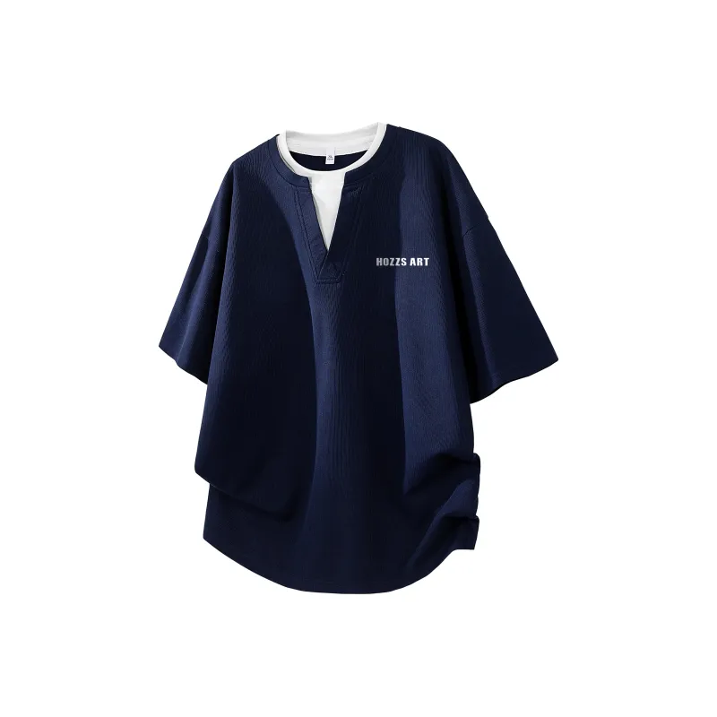 HOZZS Short Sleeved T Shirts Unisex-9