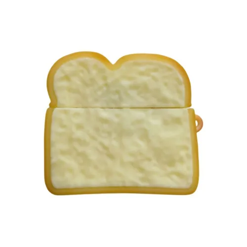 Baohuguang Compatibility Apple AirPods 3/1/2/Pro TPU Fashion Minimalist Style Simulated Toast Headphone Cases