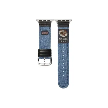 KVZUVUU Apple Compatibility Watch Band Denim Material