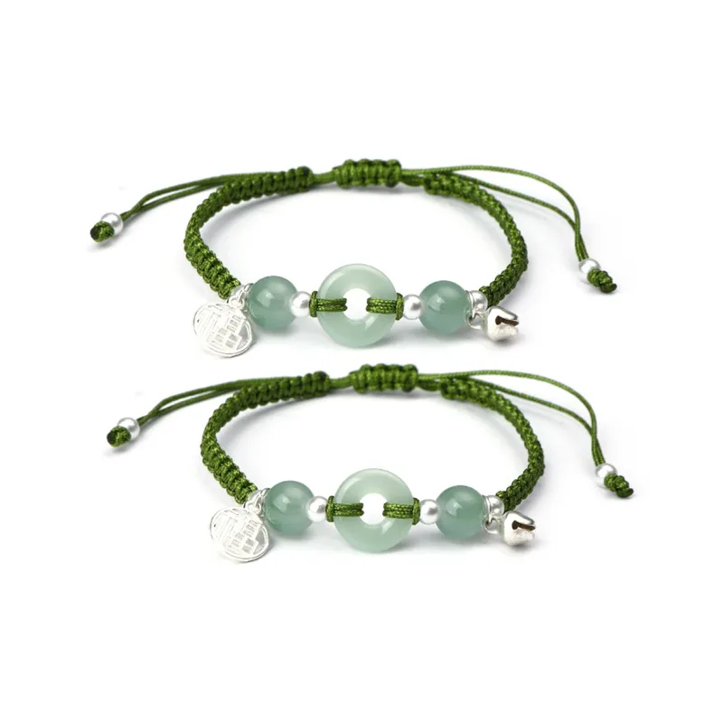 MIDNIGHT MOMENT Colored Glaze Rope Bracelets Unisex-7