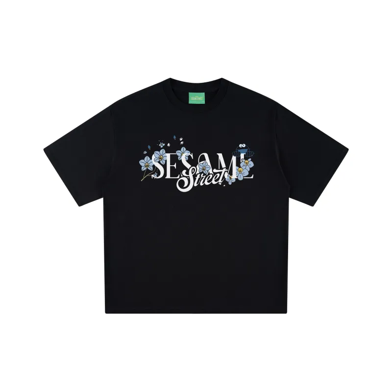 SESAME STREET [Cookie Monster Collection] T Shirt Unisex-0