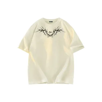 A02 T-Shirts Unisex Light Beige Apricot