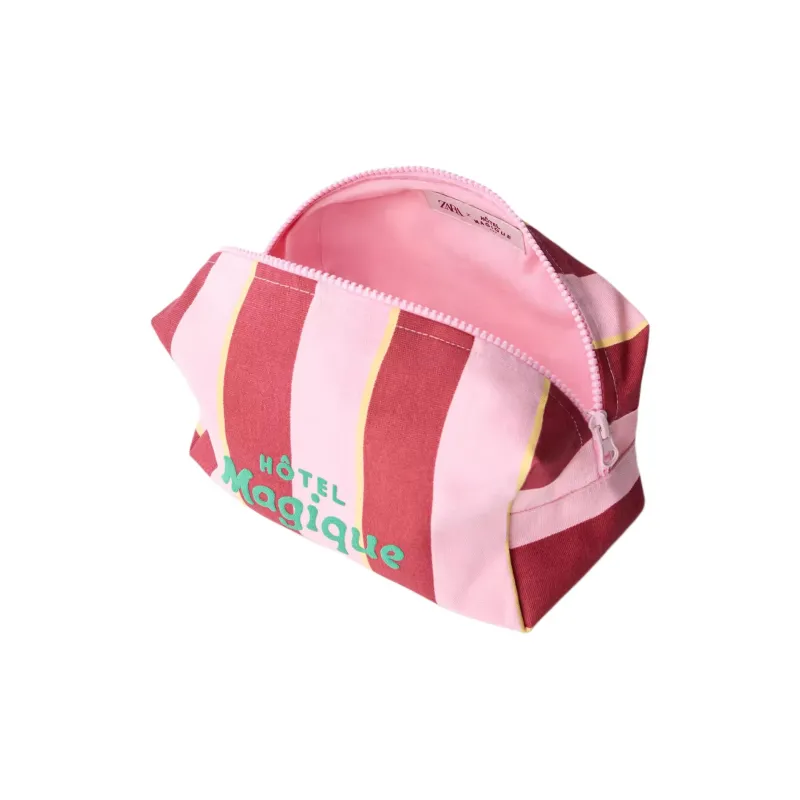 ZARA ©HÔTEL MAGIQUE Collaboration Cotton Clutch Kids' Pink-3