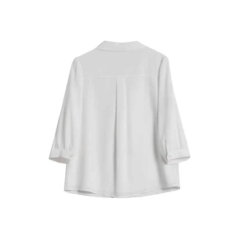 Mambe Shirts Women's White-1