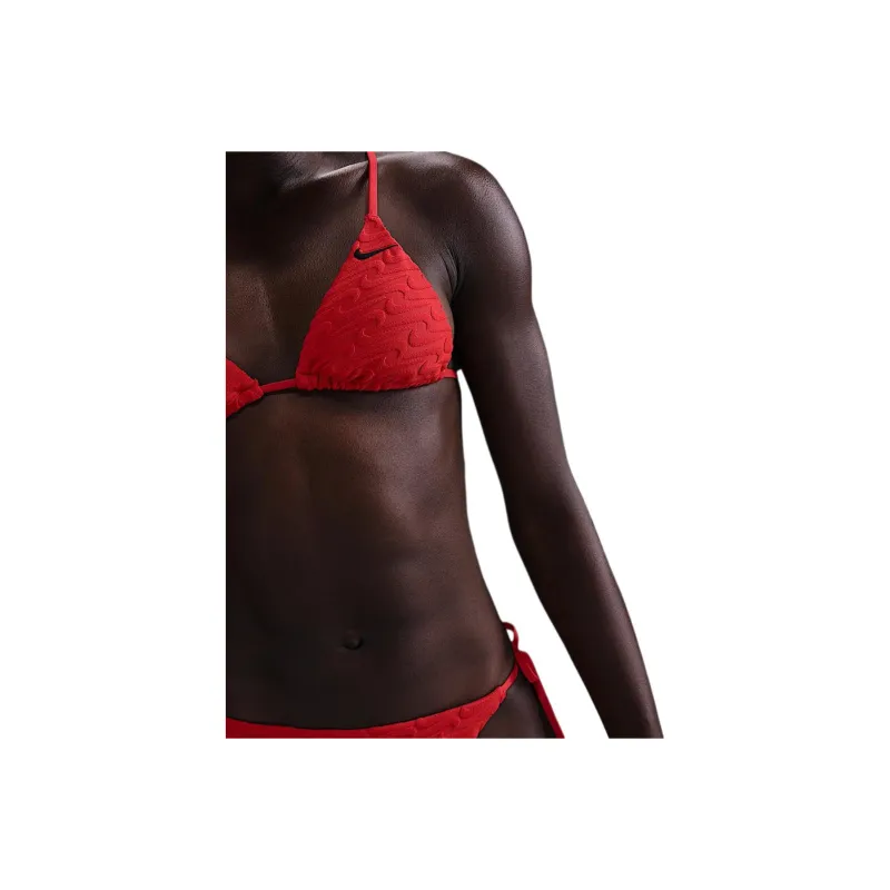 Nike Swim Swoosh Link Women's Terry Tie String Bikini Bottom-2