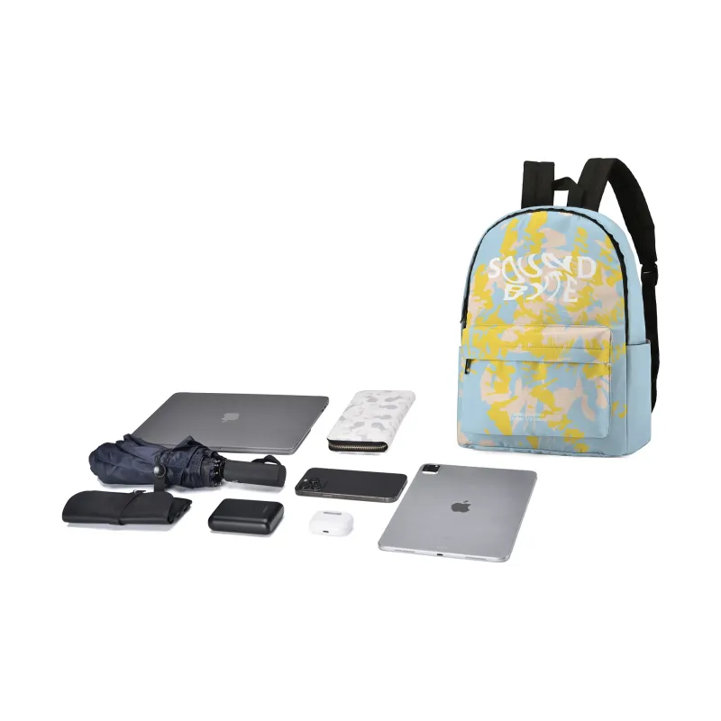 GLORY&CO Polyester Backpack Unisex Sky Blue-4