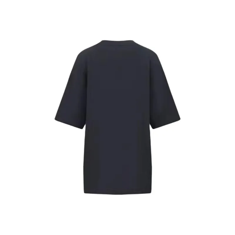 URBAN REVIVO T Shirts Women's Ink Blue-1