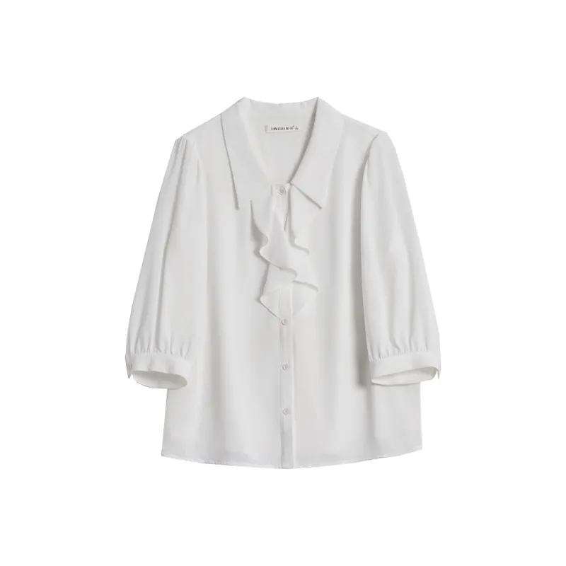 Mambe Shirts Women's White-0