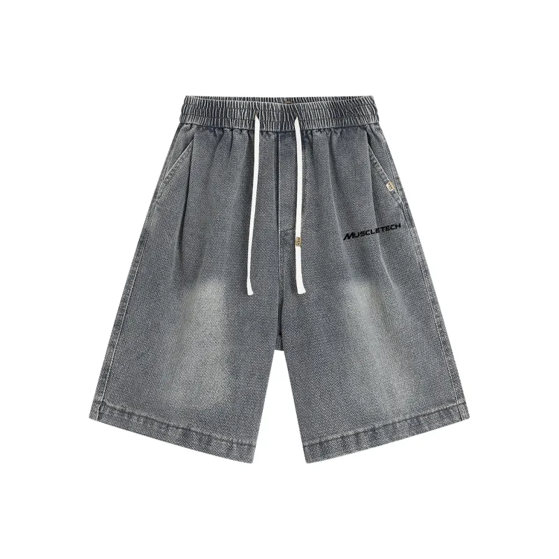 MUSCLETECH Denim Shorts Unisex-6